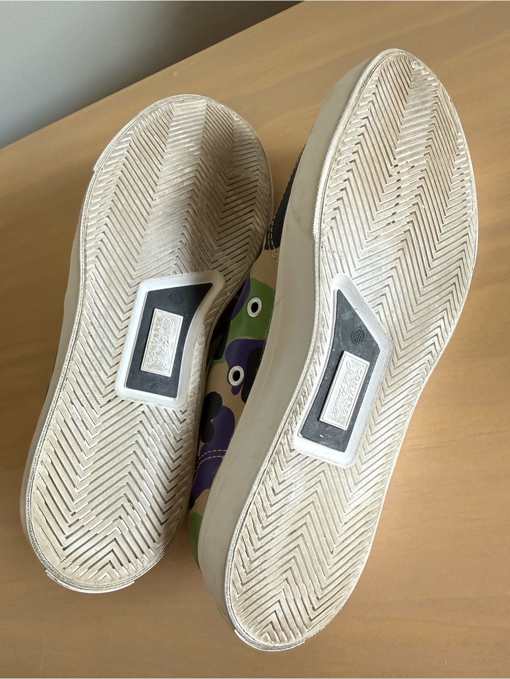 Converse Jack Purcell Low Candied Ginger Camo Sneakers Purple Green Leather 7 - Picture 12 of 15